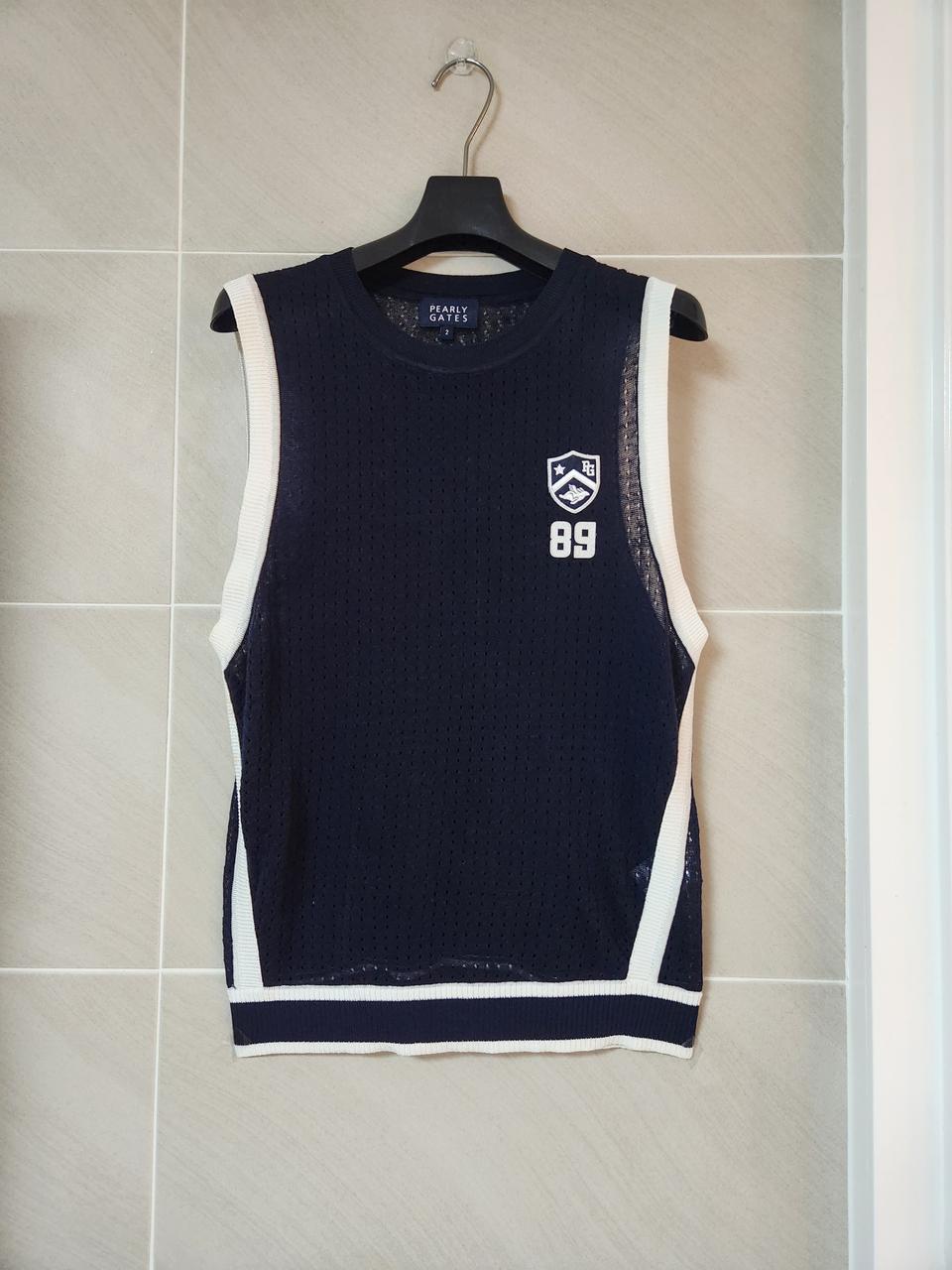 파리게이츠  골프 여성 매쉬 베스트 사이즈/ 2사이즈 색상 /네이비