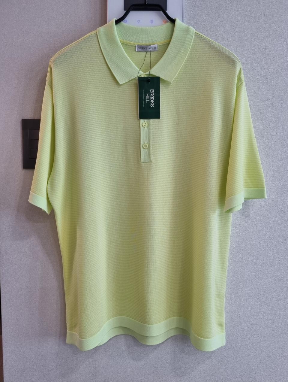 남/ 브룩스힐 제일모직 시원한 니트반팔티/ 110