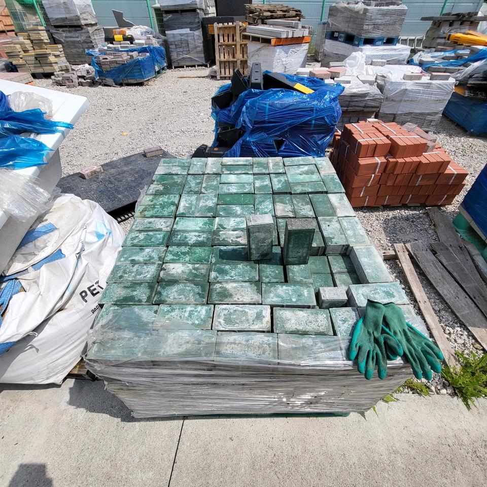 보도블럭  100×200  6T 녹색 500장