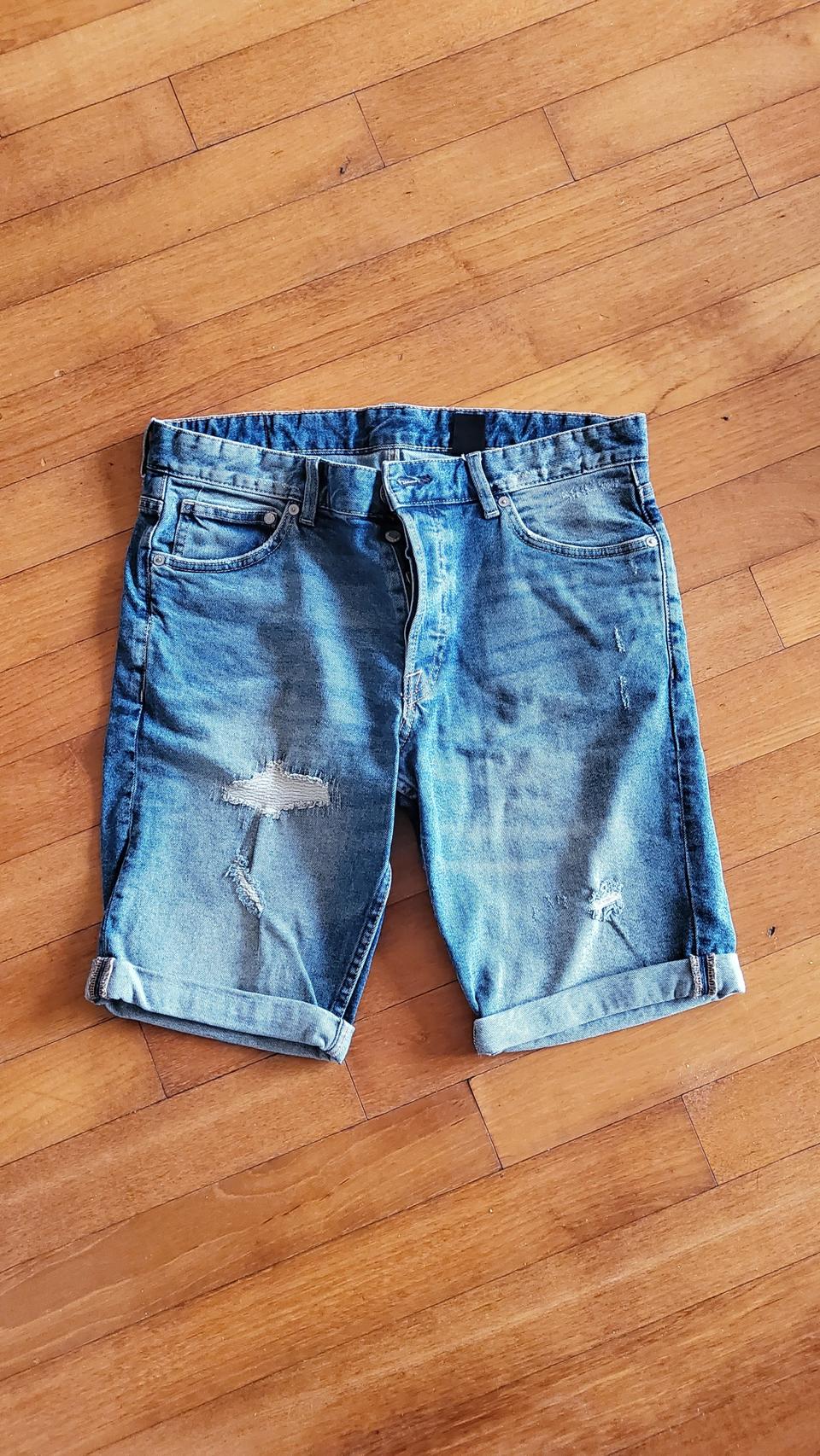 미착용 h&m 데님 반바지