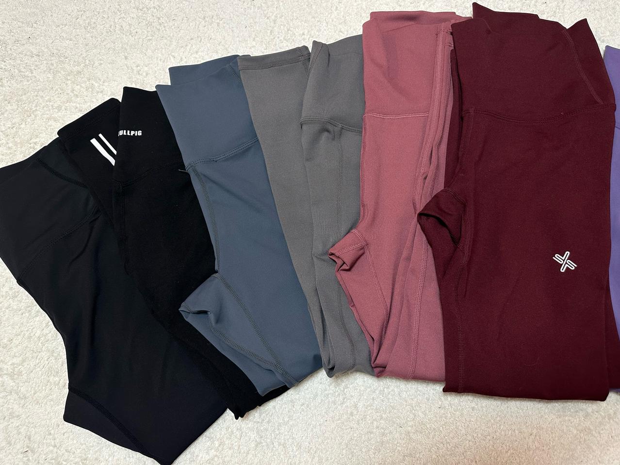 젝시믹스,안다르,뮬라웨어,스컬피그 레깅스 정리