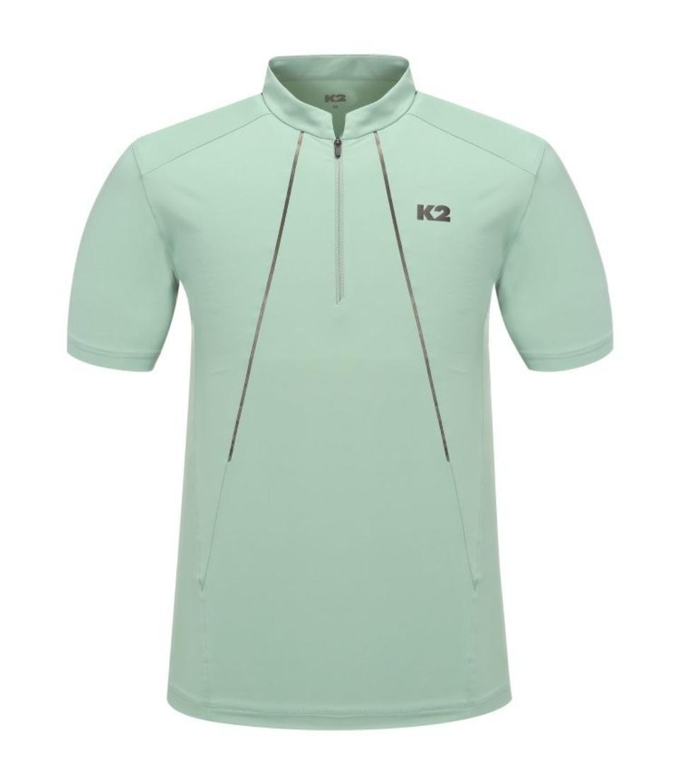 K2 남성 라이트카키  아스칸ICE 반팔 짚티 105, 110 사이즈 새