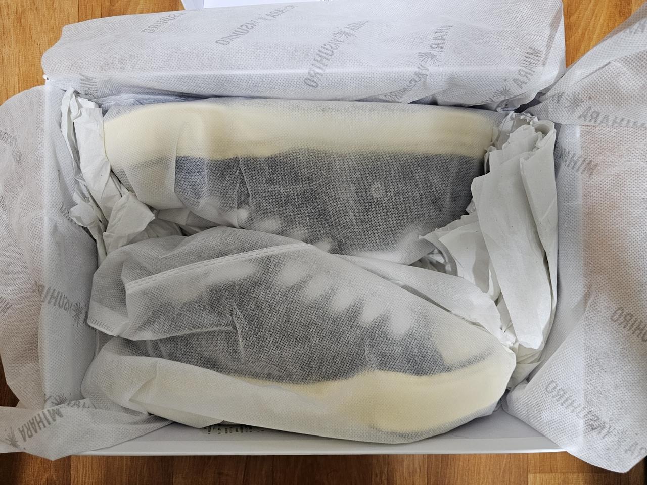 [43] 메종 미하라 야스히로 피터슨 블랙 새상품 판매합니다.