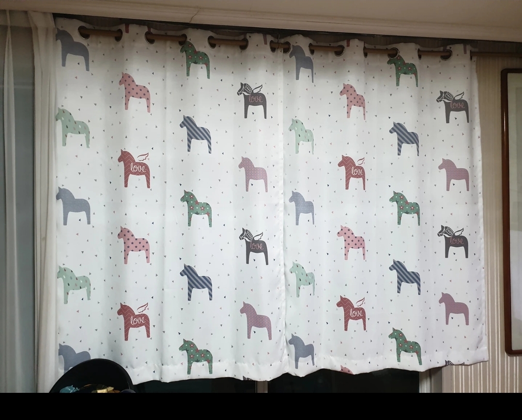 봉 창문커튼한세트 260-167