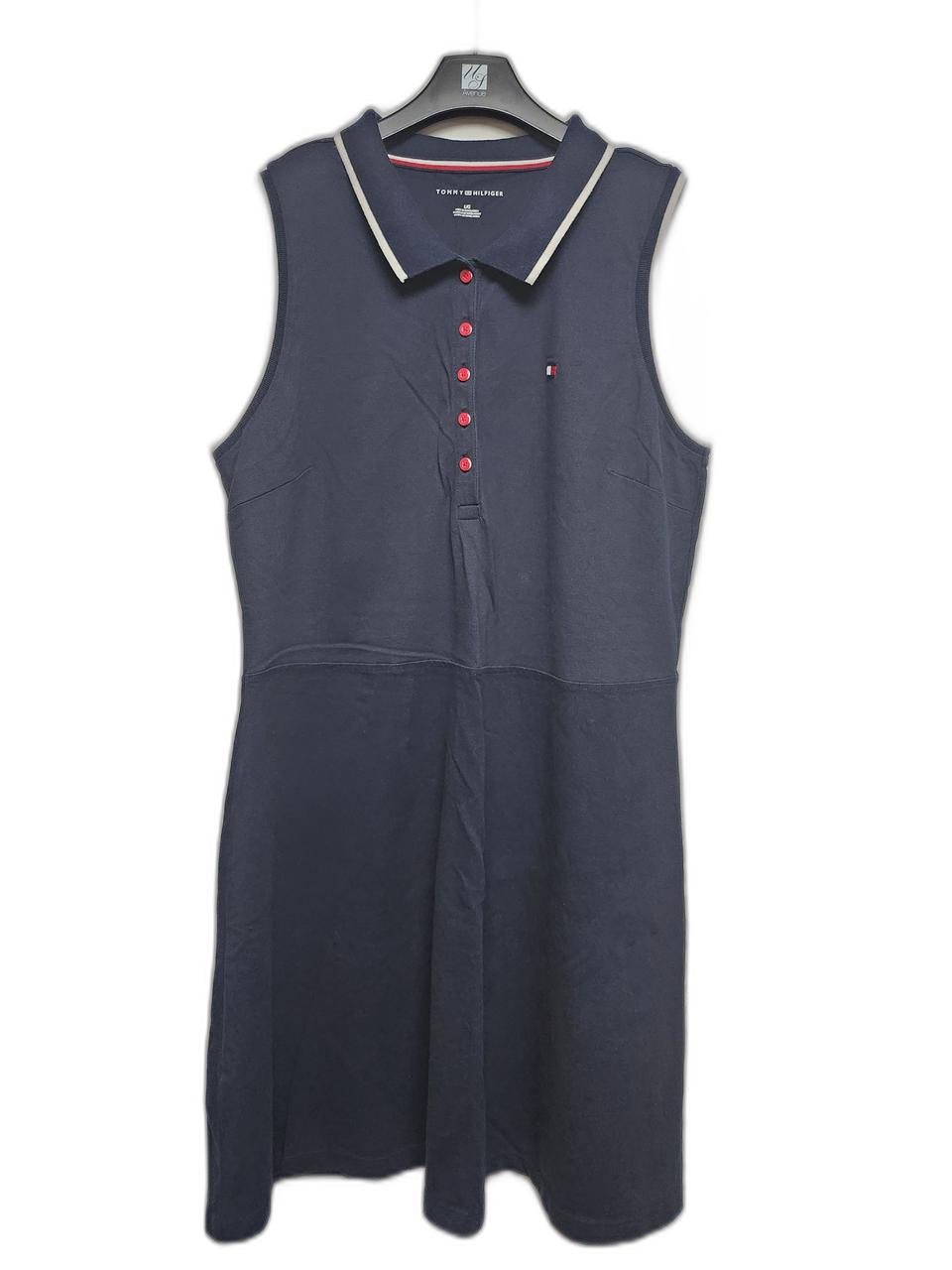 타미힐피거 민소매 카라 원피스
