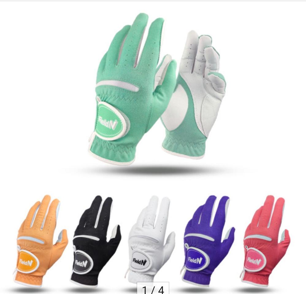 필드앤 반양피 컬러 골프장갑(4장)