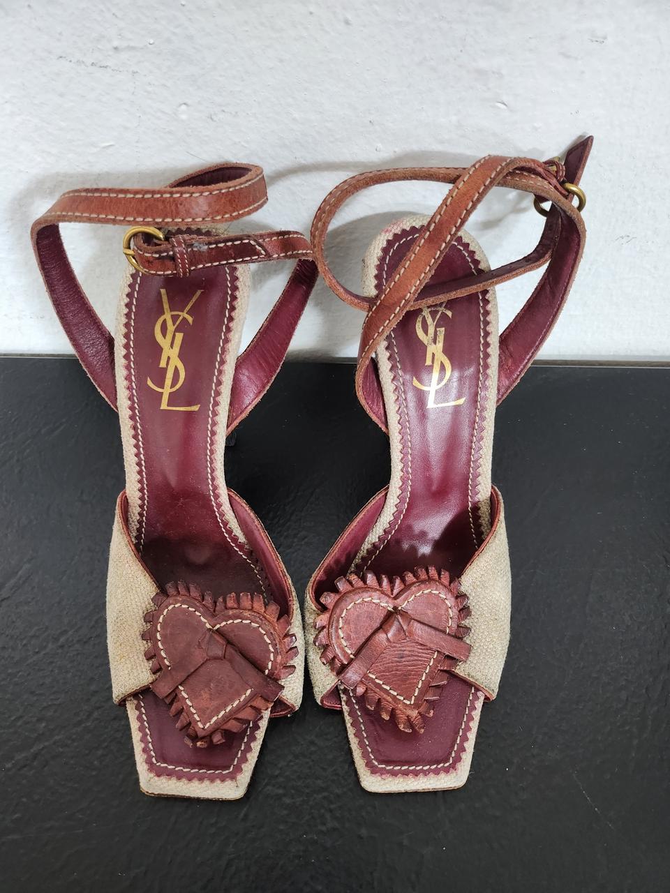 입생로랑 정품 여성 힐 225