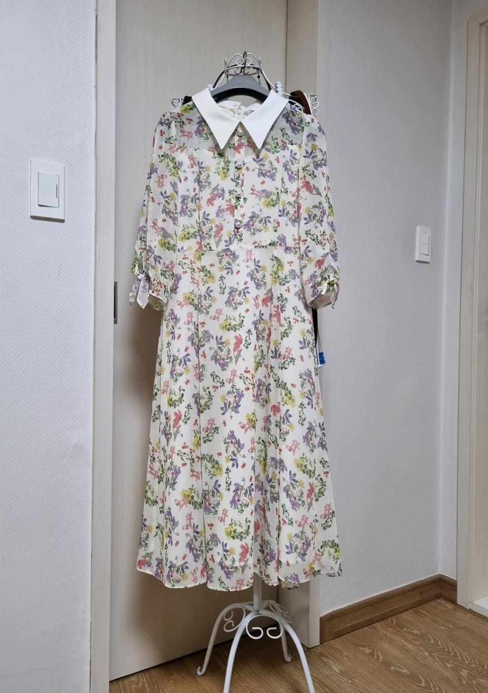 미센스 오간자 원피스(55,새옷컨디션)