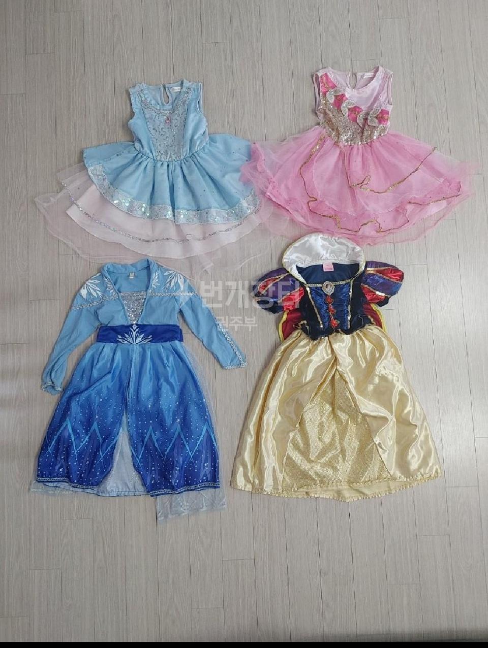 엘사,백설공주,시크릿쥬쥬,스텔라 드레스