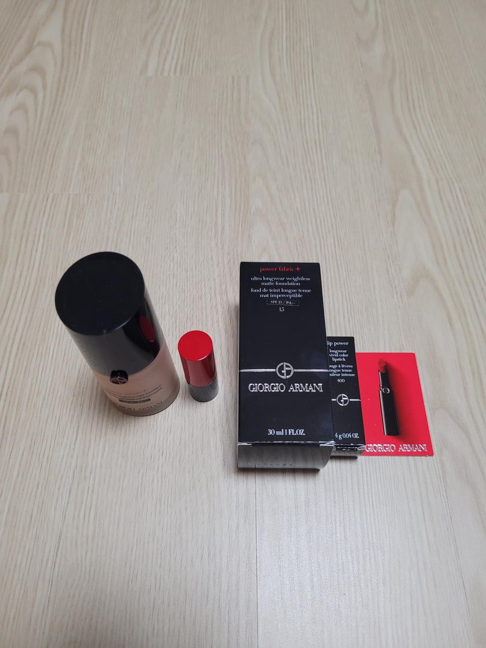아르마니 파워패브릭플러스 파운데이션 (미니립파워도 드려요)