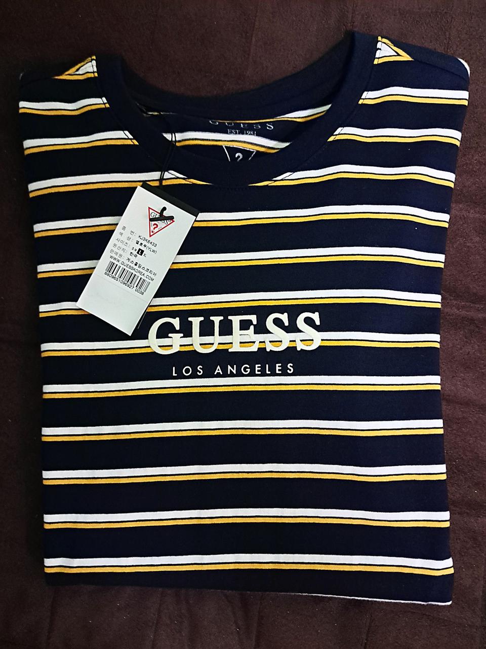 게스 반팔티셔츠 L (새상품)
