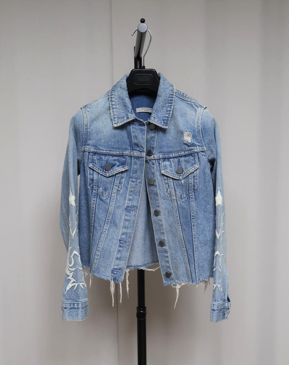 (여성)올세인츠 크롭 데님자켓