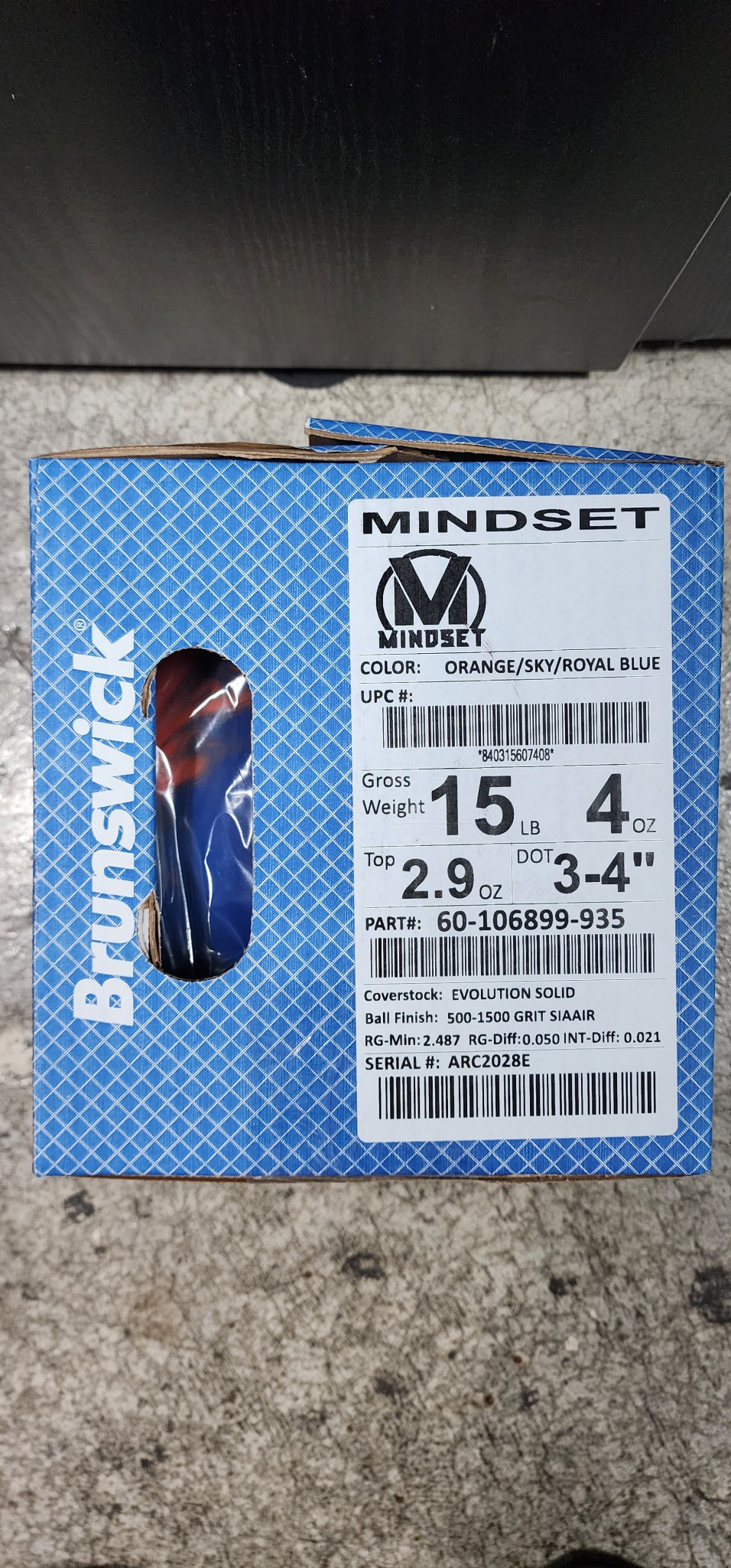 마인드셋 소프트훅 볼링공