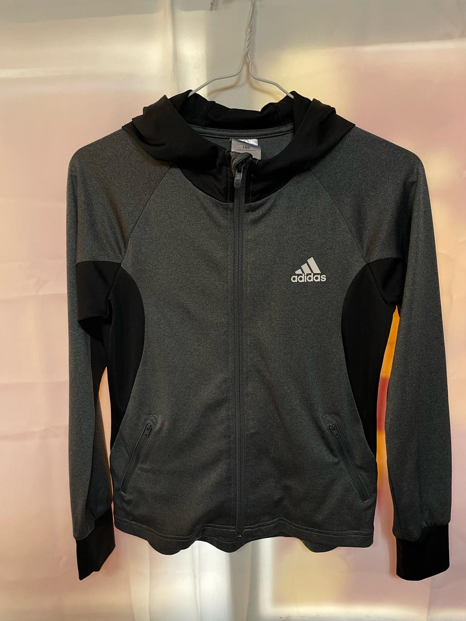 아디다스키즈 후드집업