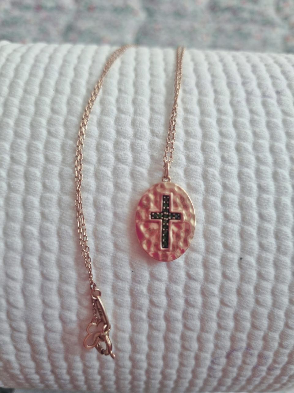 14k 양면 롱목걸이