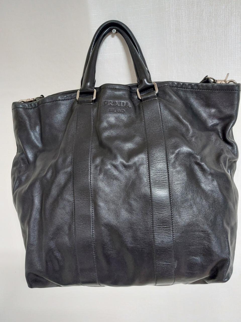 정품 (( PRADA ))  송아지가죽 토트백  **가격내림 최종가 **