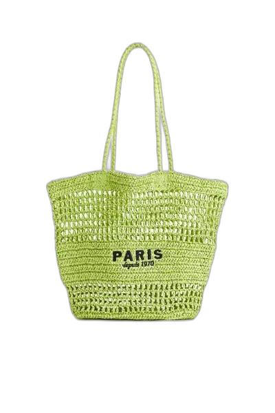 흐앤므 라피아백 그린 새상품