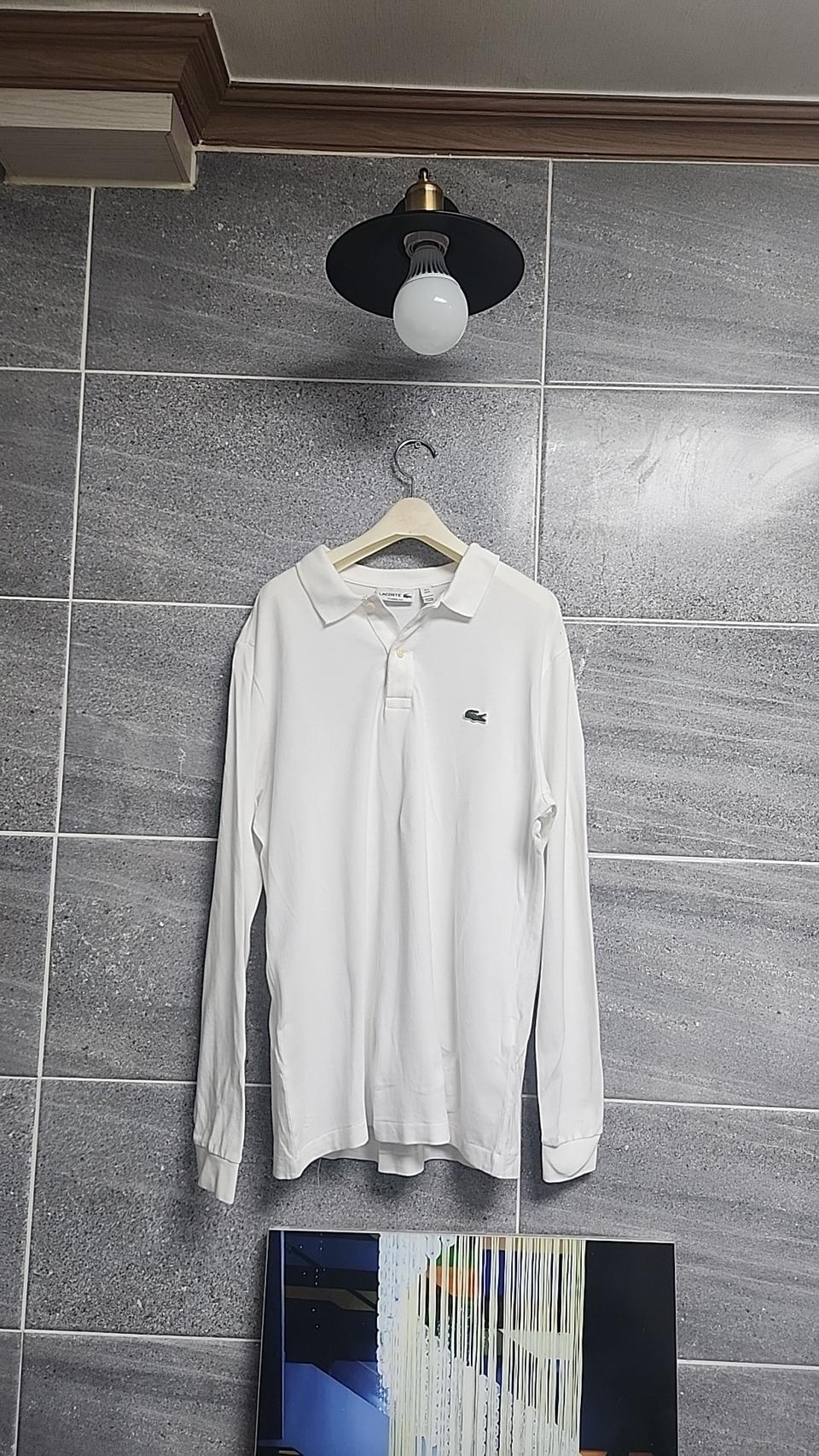 라코스테 클래식핏 6사이즈 긴팔카라티