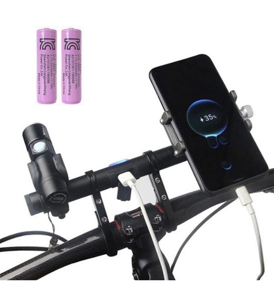 make speed 충전식 듀얼 자전거+오토바이 핸들확장 거치대