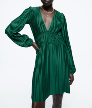 자라 zara 플리츠원피스 s 새상품 21000원