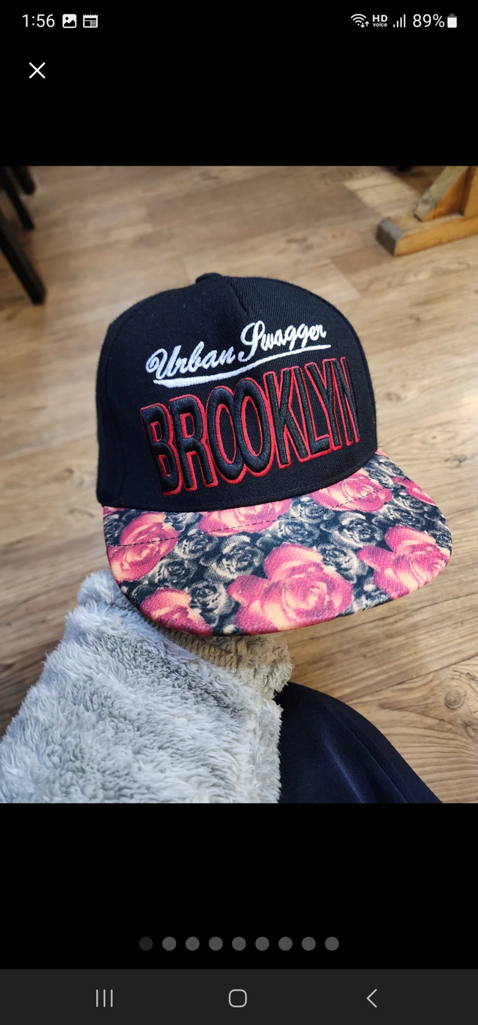 어반스웨거 여성 보통사이즈 장미 모자