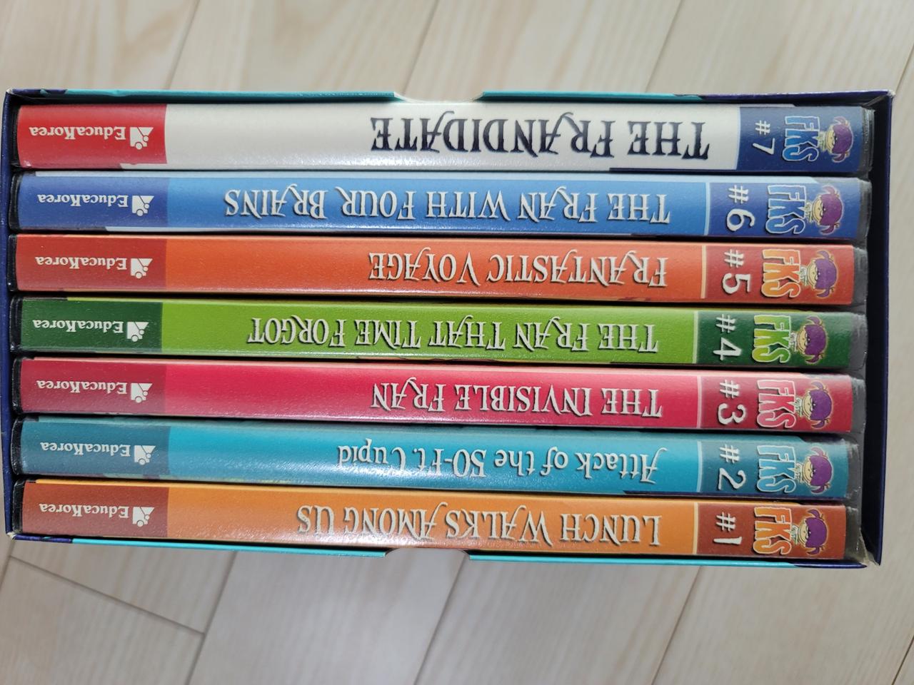 엽기과학자프레니 챕터북 7권+cd세트