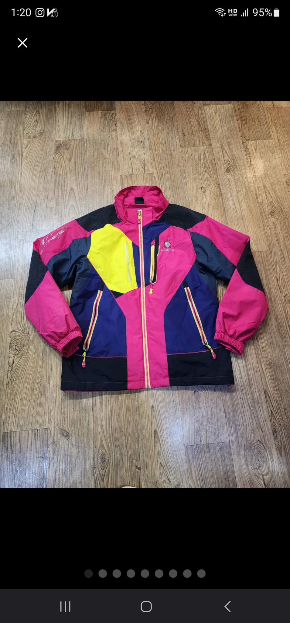 블랙야크 여성 105사이즈(xl) 봄가을 바람막이 자켓