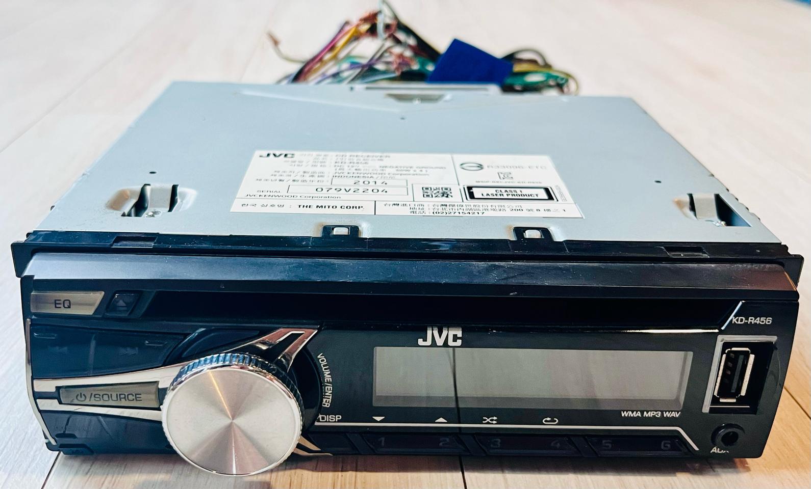 [JVC] CD/USB/AUX/EQ/라디오 지원 오디오[KD-R456]