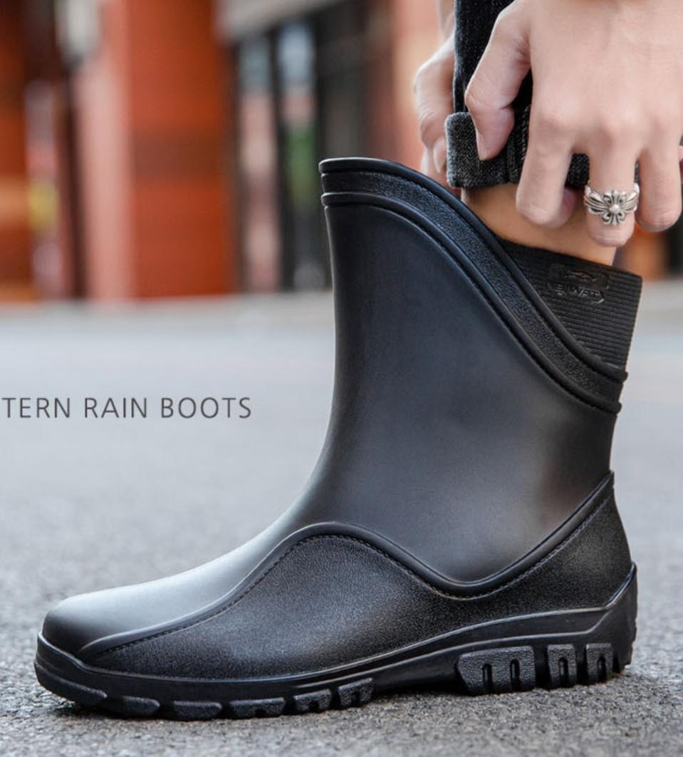 새상품 245-270)남성 레인부츠 장화 주말농장 필수템