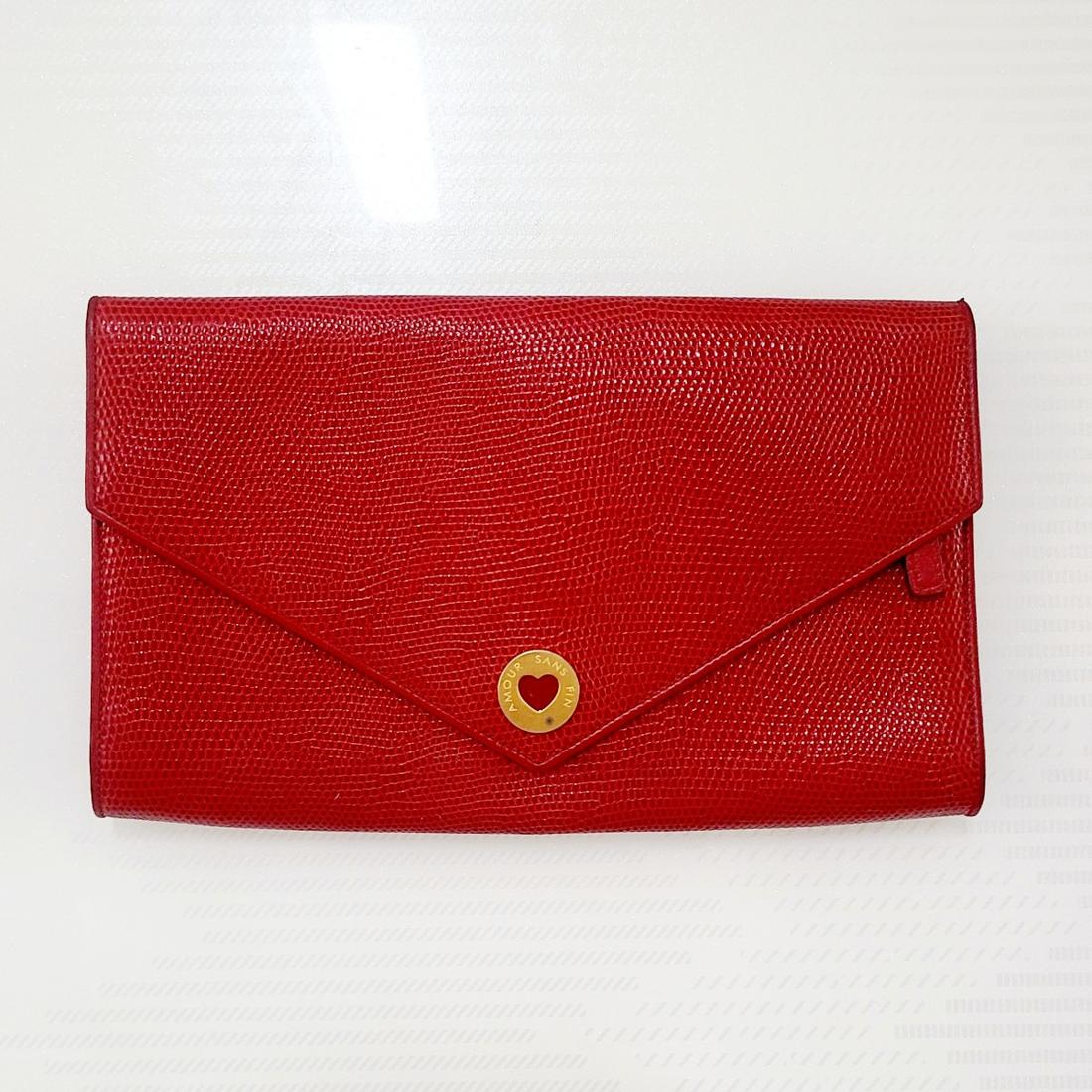 스마이슨 리자드 클러치 장지갑