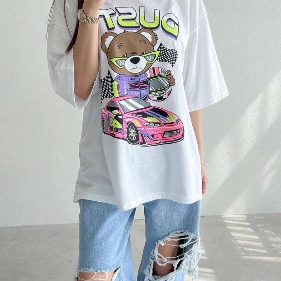 레이싱 곰 티셔츠