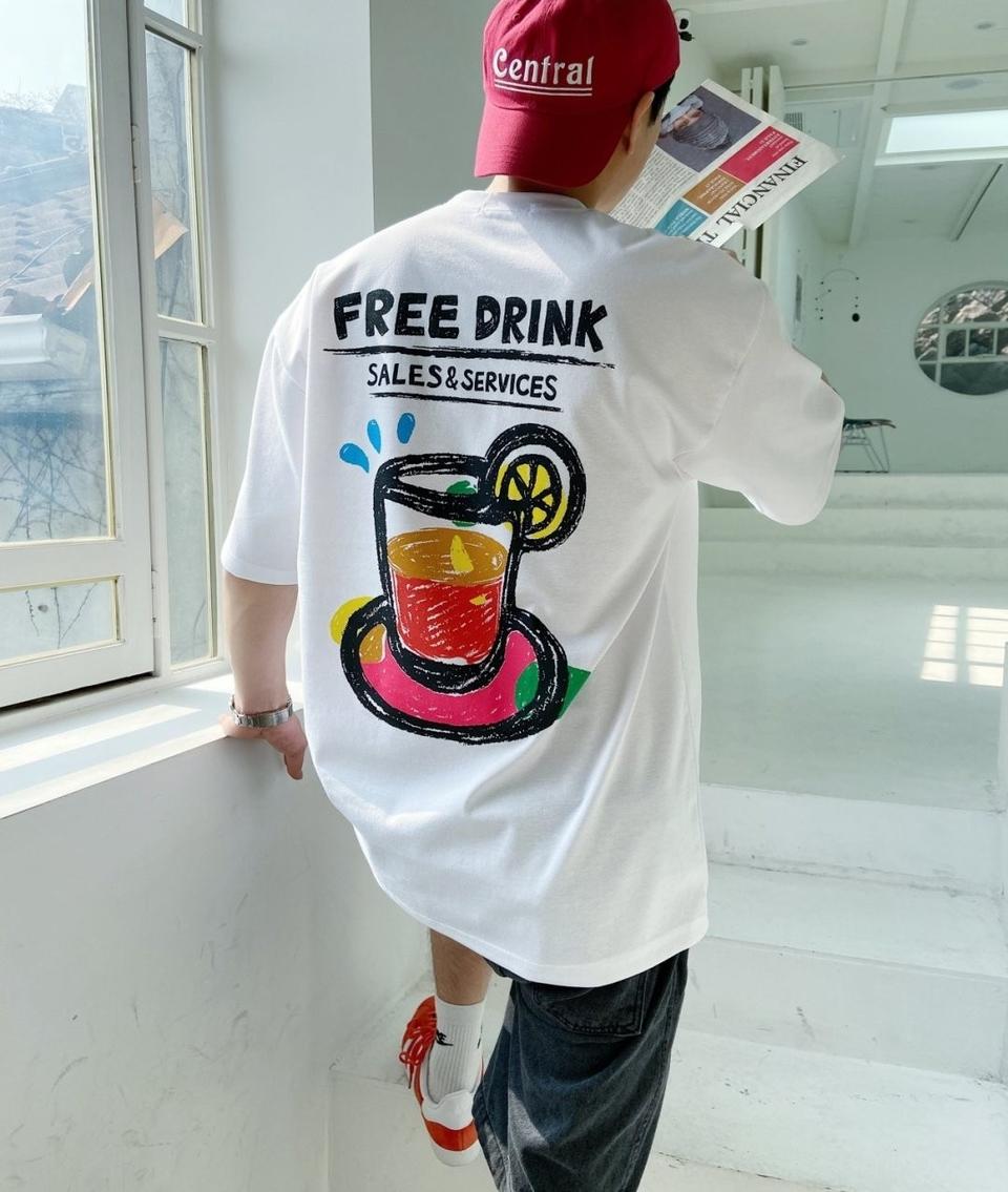 아이스분또 프리드 반팔 티셔츠