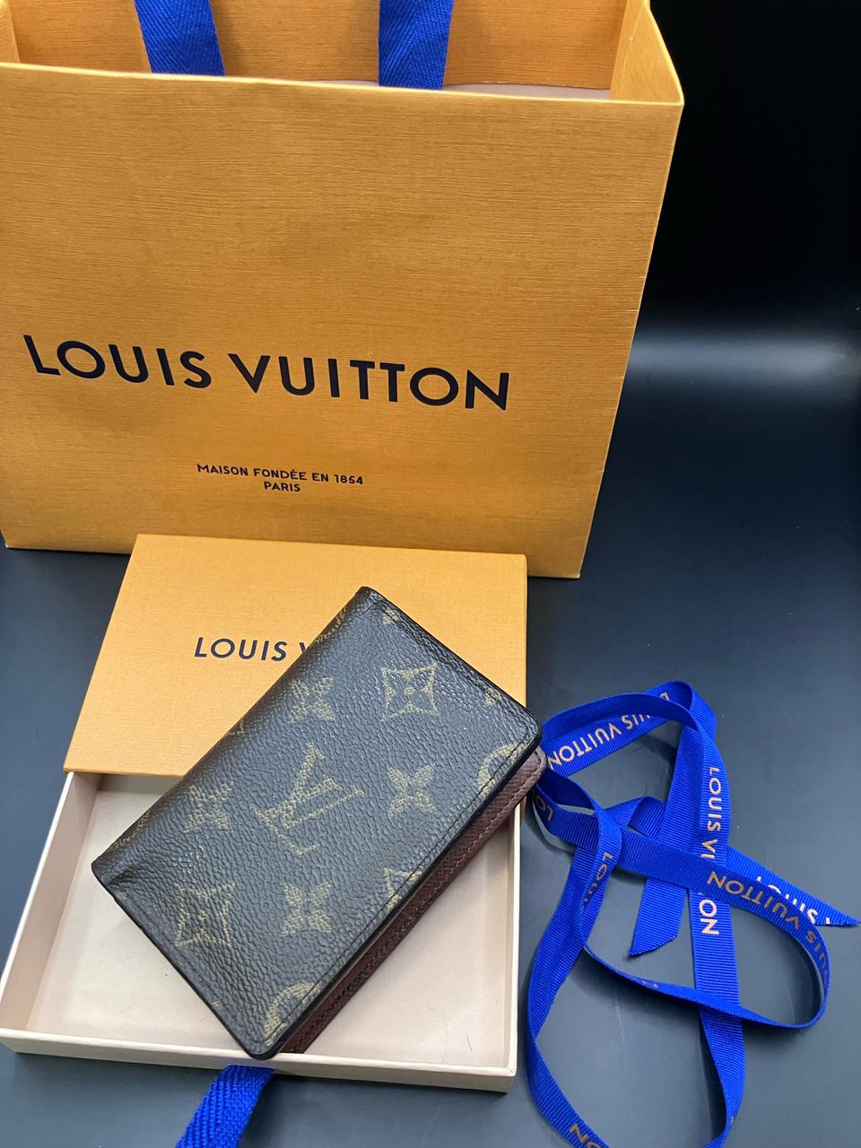 루이비통 모노그램 오거나이저 지갑 브라운