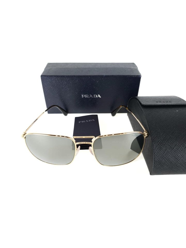 정품 프라다 금장 로고 선글라스 | 세컨웨어