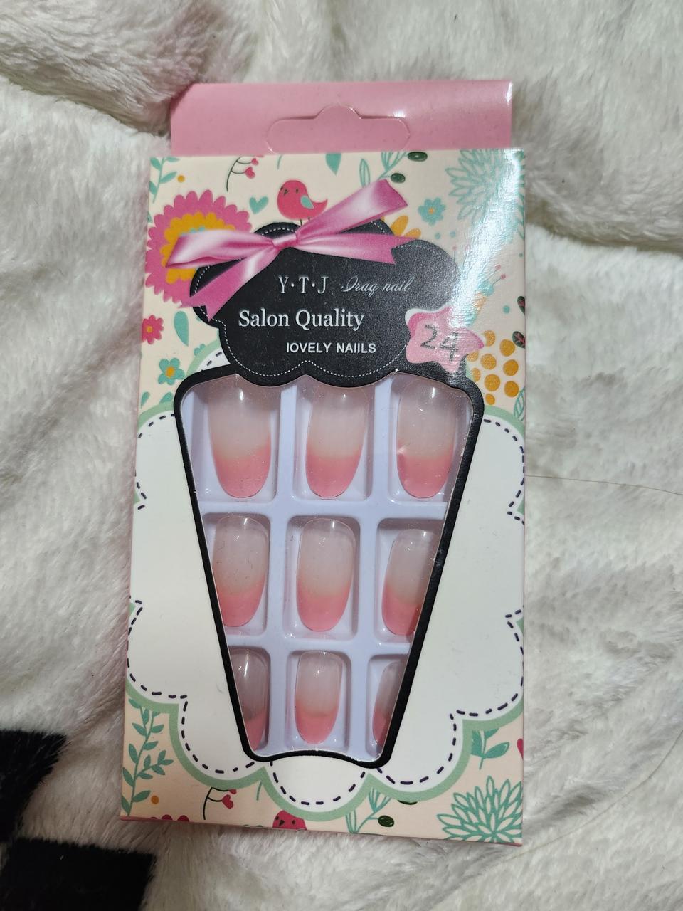 네일아트 네일아트팁 청순 베이비핑크 새상품 팝니다.