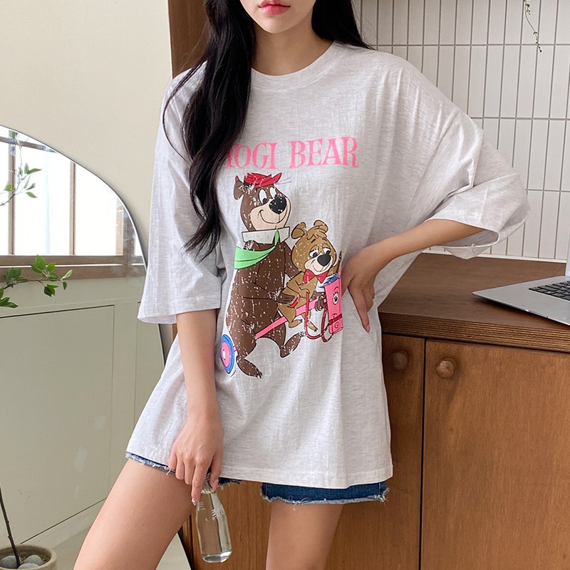 요기베어반팔티셔츠