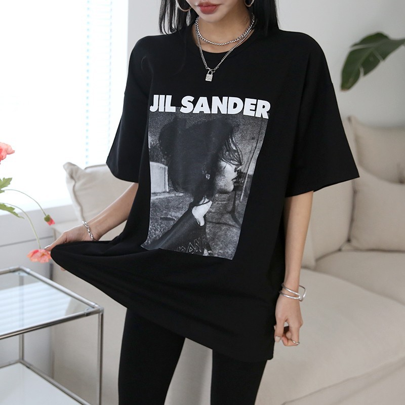 샌더흑백전사티셔츠