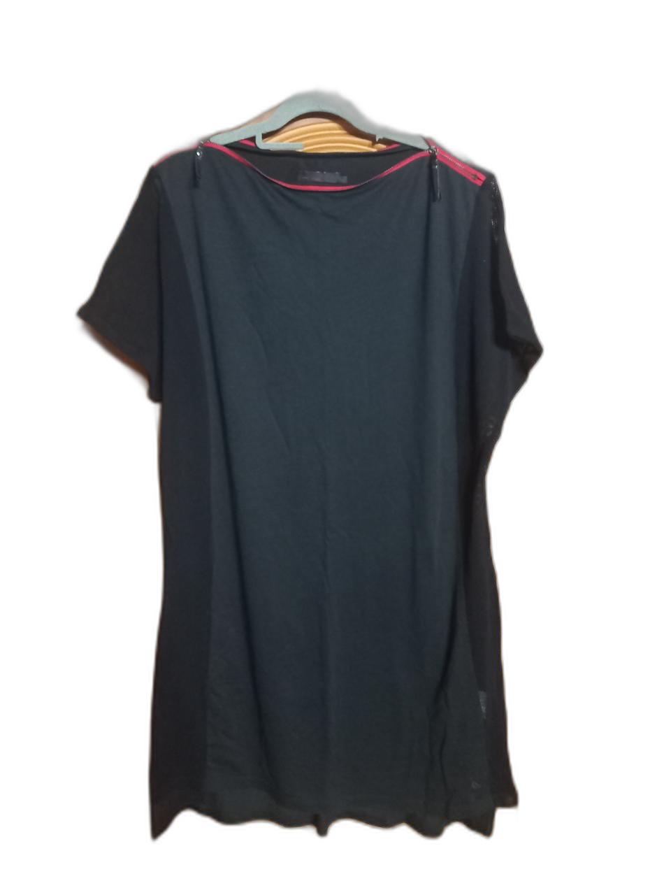 [55-66/무배] 닥터마틴 메쉬+지퍼 레이어드 원피스(실착 1회)