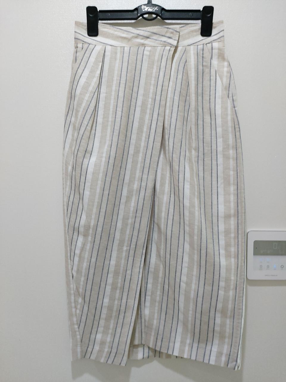 스트라이트 고급 린넨 스커트S