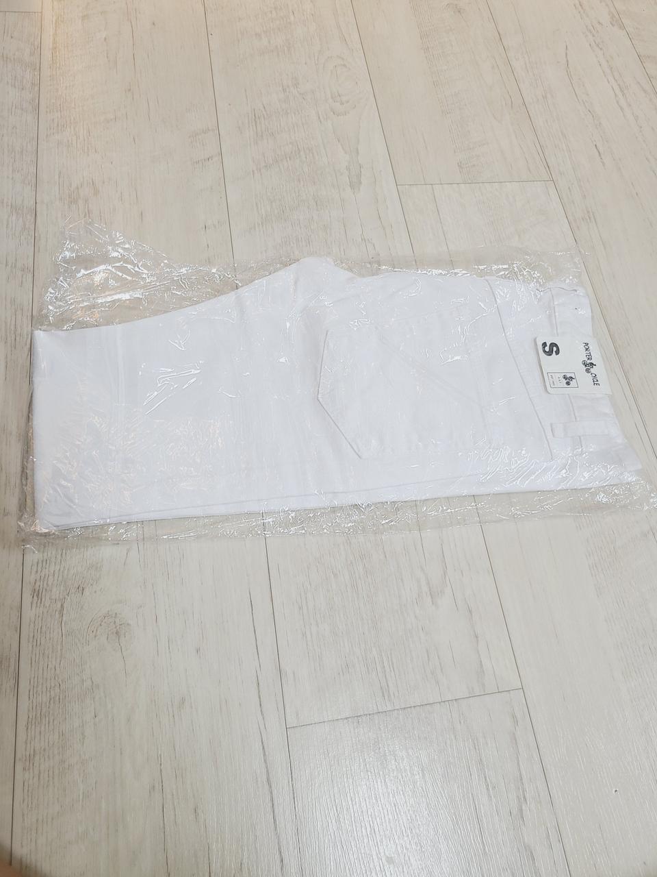 부츠컷 화이트진 새상품