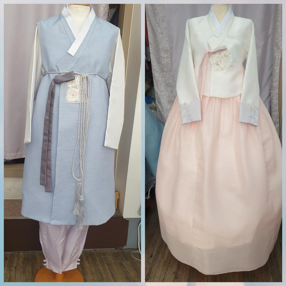 신랑신부 쾌자.미니당의세트