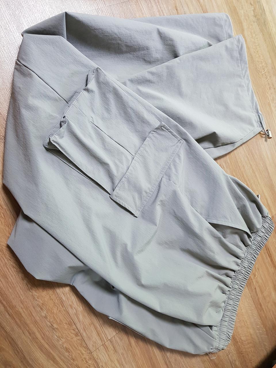 밴딩 포켓 카고바지 바람막이