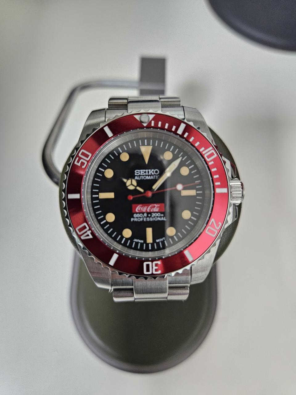세이코 커스텀 코카콜라 에디션 오토매틱