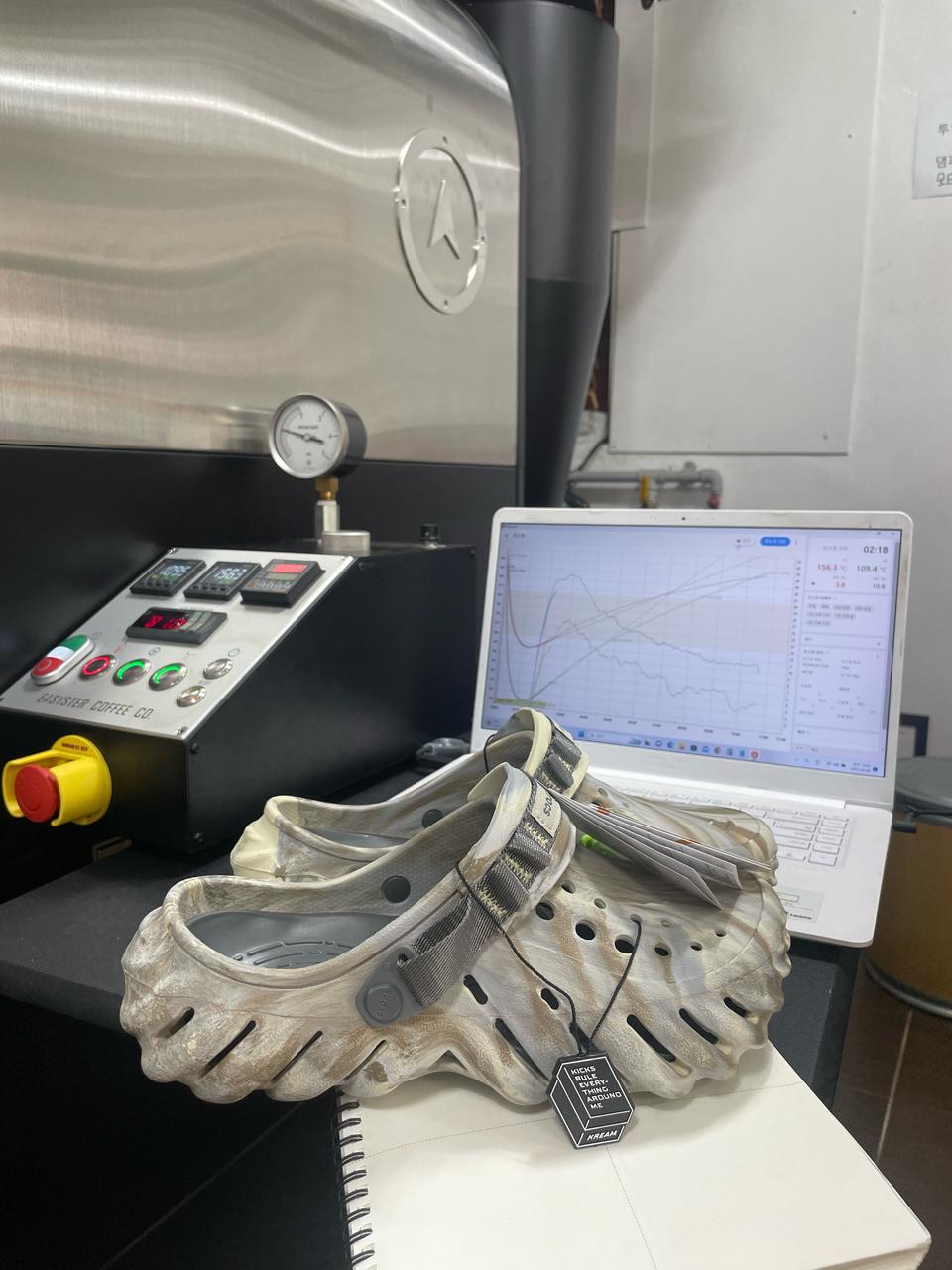 크록스 에코 마블 클로그 us8(265)