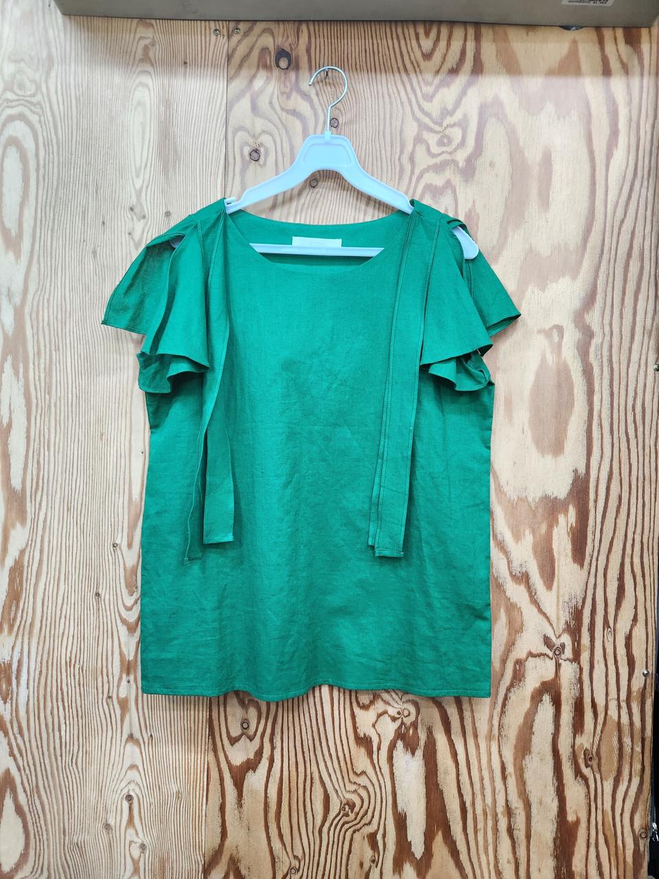 오조크 린넨 블라우스 F