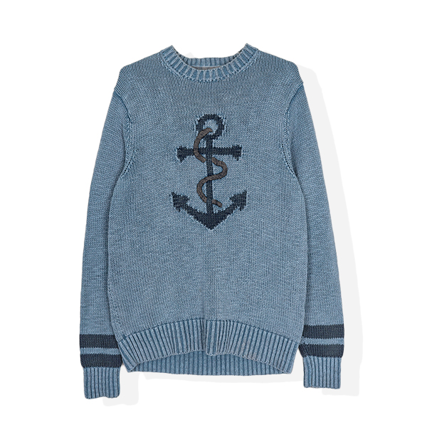 타미힐피거 Anchor 헤비 코튼 니트 (S)