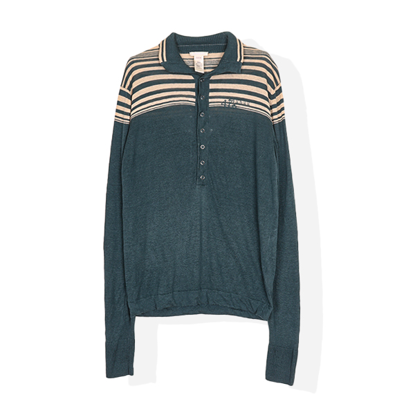 Diesel 스트라이프 카라 니트 (XL)