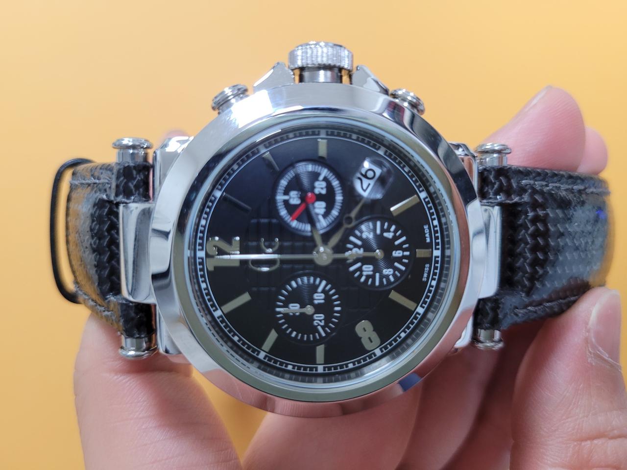 Gc 시계 (가죽 스트랩 디버클) 미사용