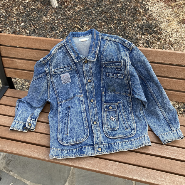 빈티지 ART JEANS 워싱 데님 자켓