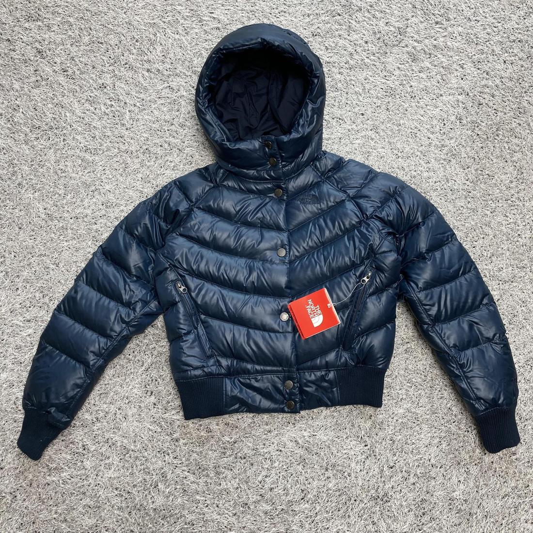새상품 노스페이스 필 550 구스다운 거위털 눕시 크롭 패딩